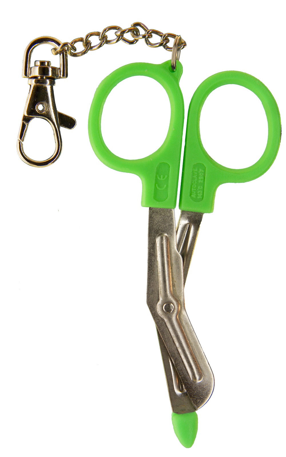 mini utility scissors paramedics green