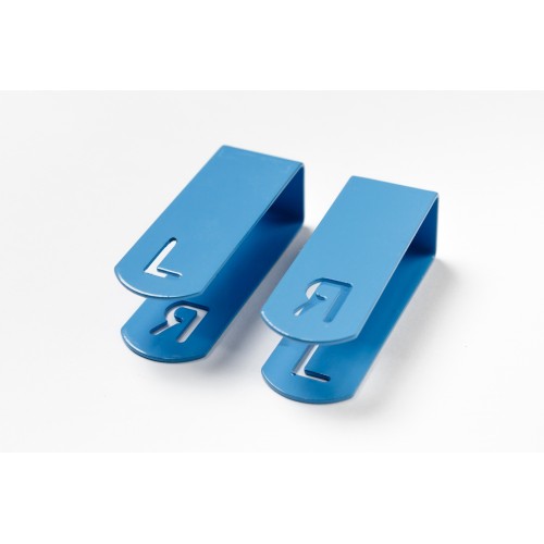 Radiographer clip markers blue - radiographic markers