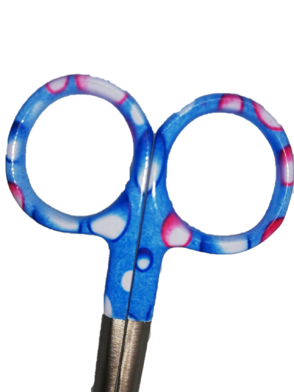nursing scissors blue bubble design